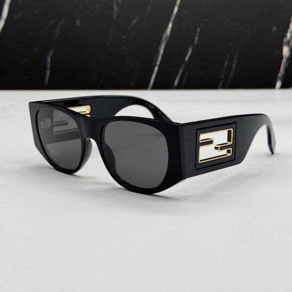 NEW FENDI FE40109I 01A SUNGLASSES BLACK WOMEN EYEWEAR main image 6